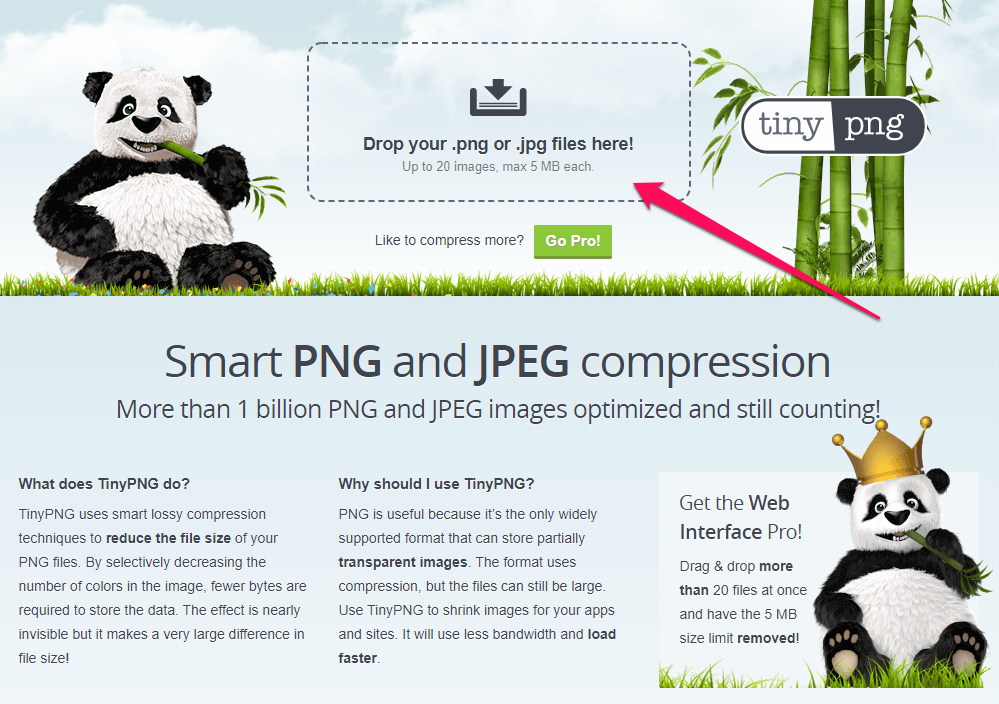 Sử dụng Tiny để giảm dung lượng ảnh