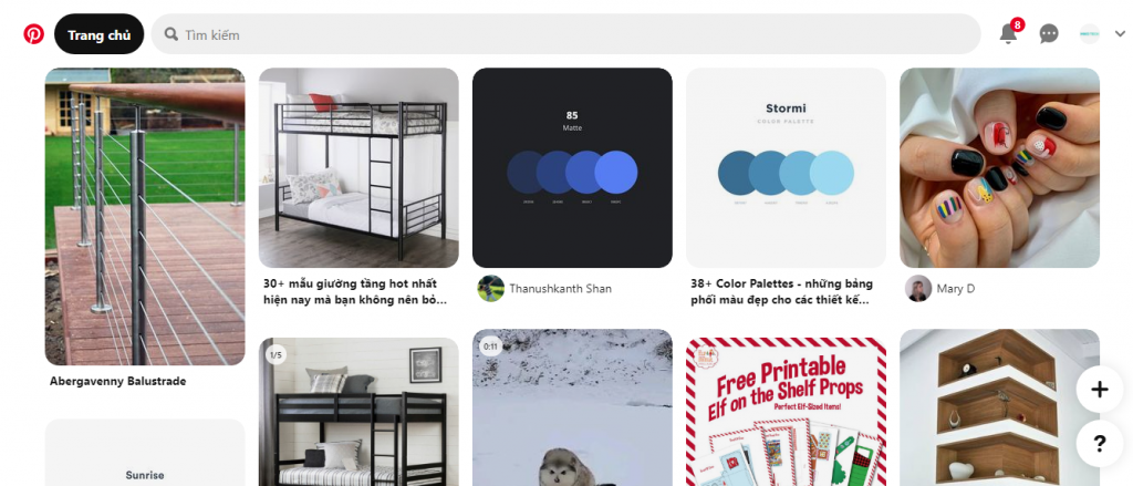 Kho ý tưởng khổng lồ Pinterest