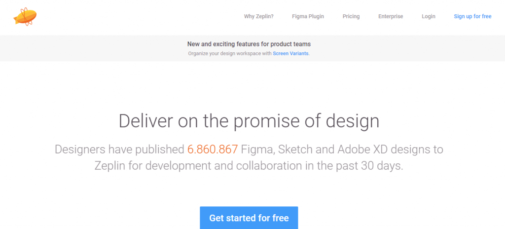 Phần mềm thiết kế Zeplin