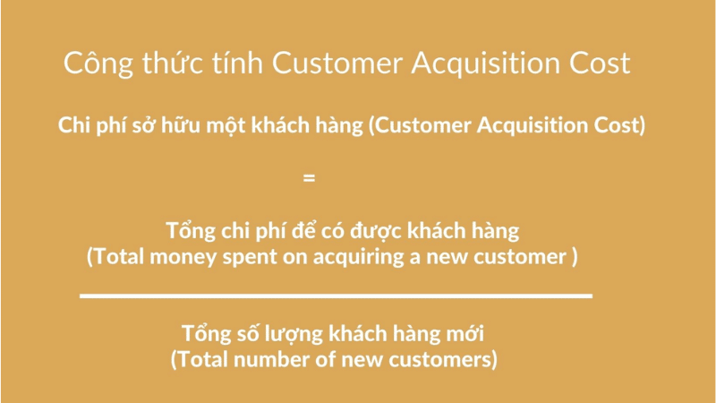 Công thức tính Customer Acquisition Cost