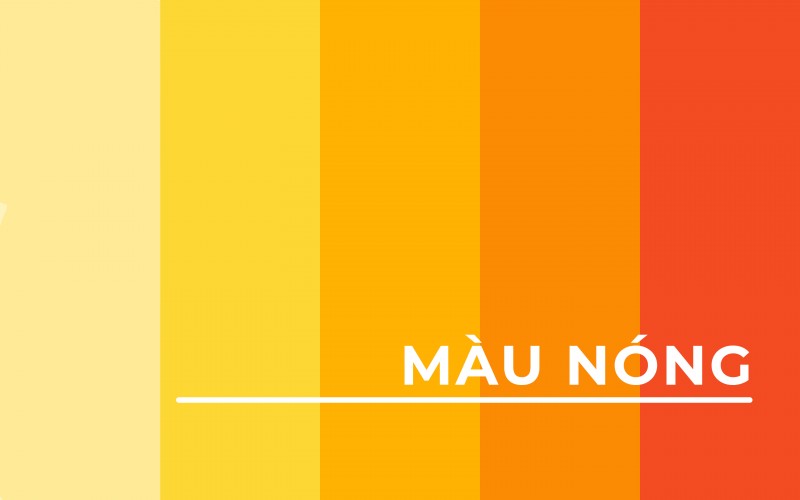 Các tone màu nóng