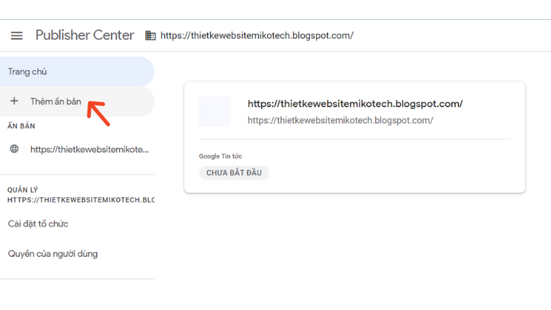 Thêm ấn bản trong Google News