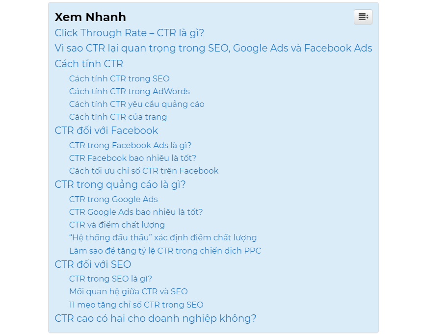 Tối ưu mục lục