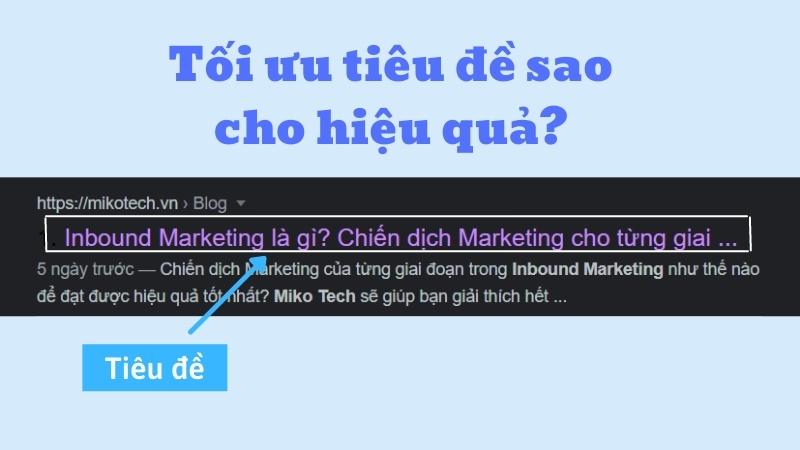 Tối ưu Meta Title hiệu quả