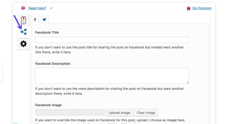 Cài đặt mạng xã hội trong Yoast SEO