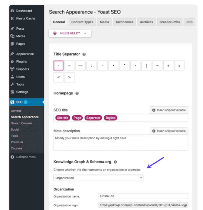 Chỉnh sửa Knowledge Graph va Schema.org
