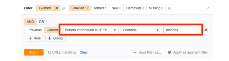Kiểm tra thẻ noindex trên website