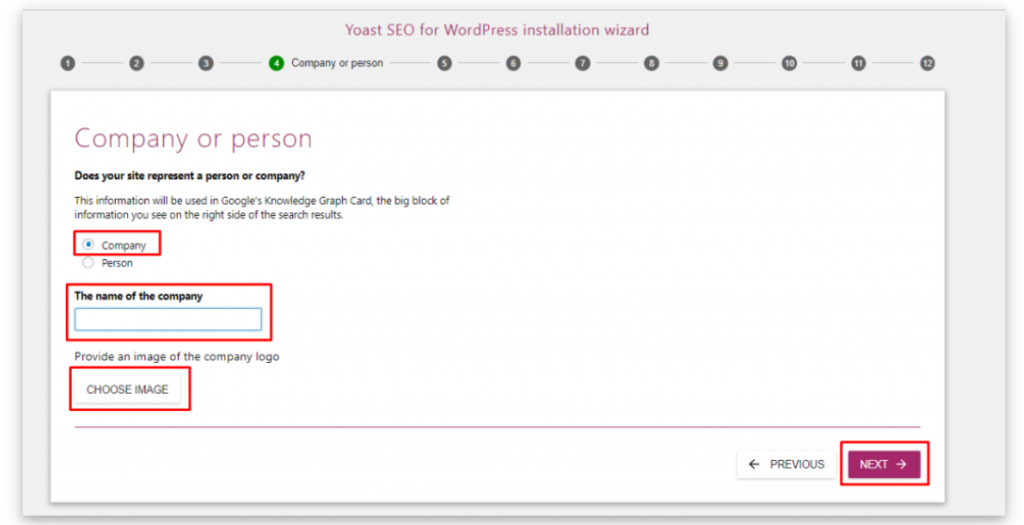 Thiết lập đại diện web