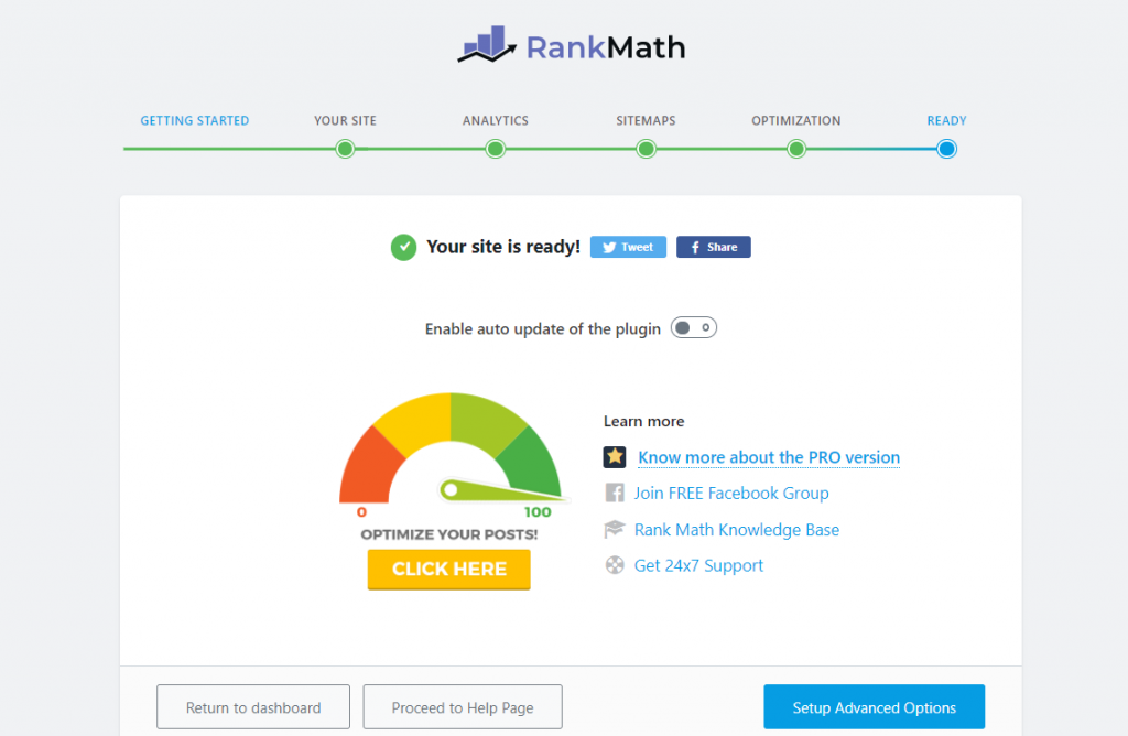 Thiết lập tùy chọn nâng cao