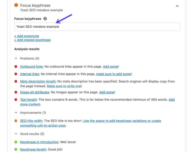 Tối ưu từ khóa tập trung