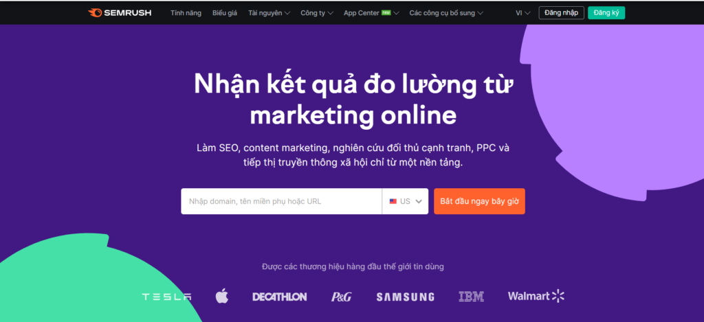 Công cụ SEMRUSH