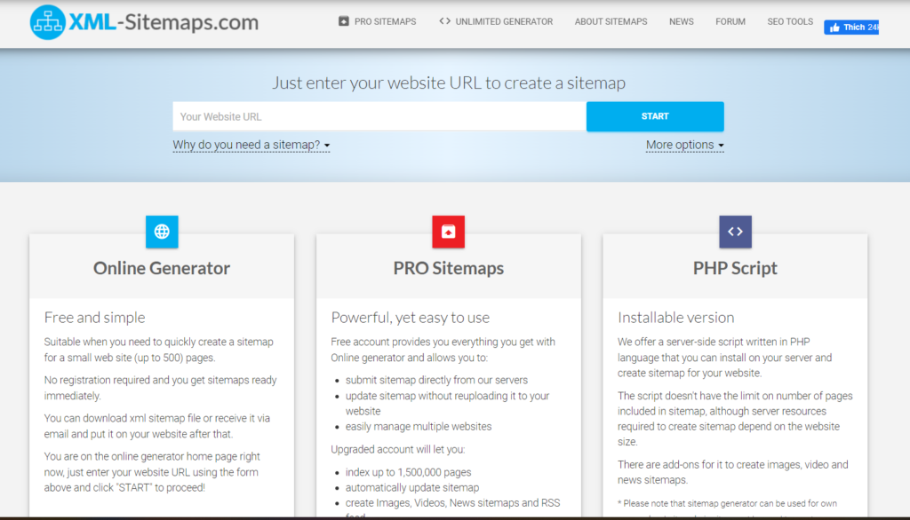 Công cụ tối ưu SEO Onpage XML Sitemap