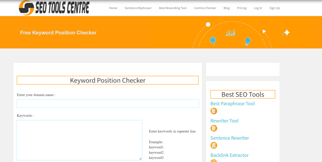 Công cụ SEO TOOLS CENTRE