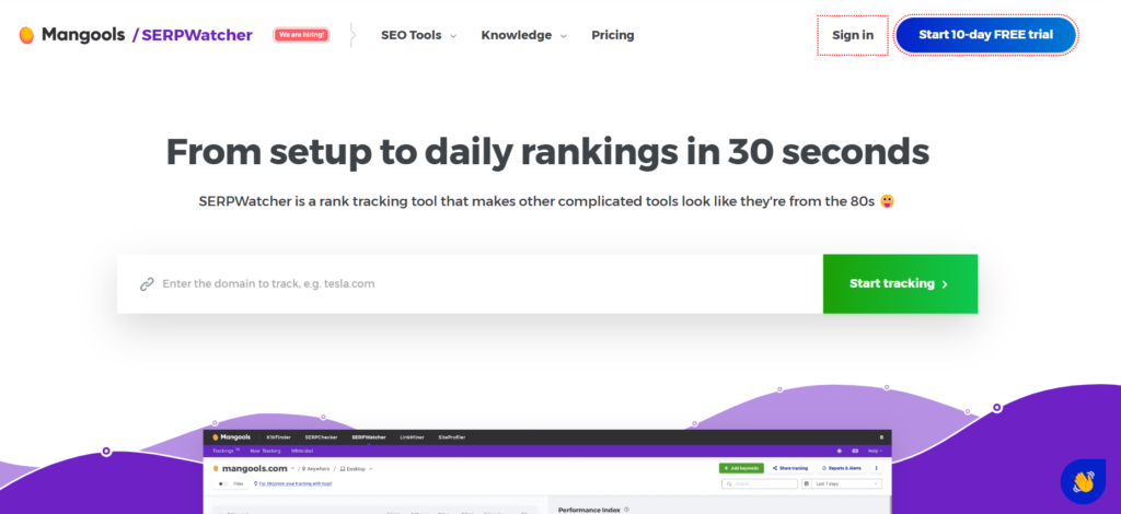 Công cụ SERPWatcher