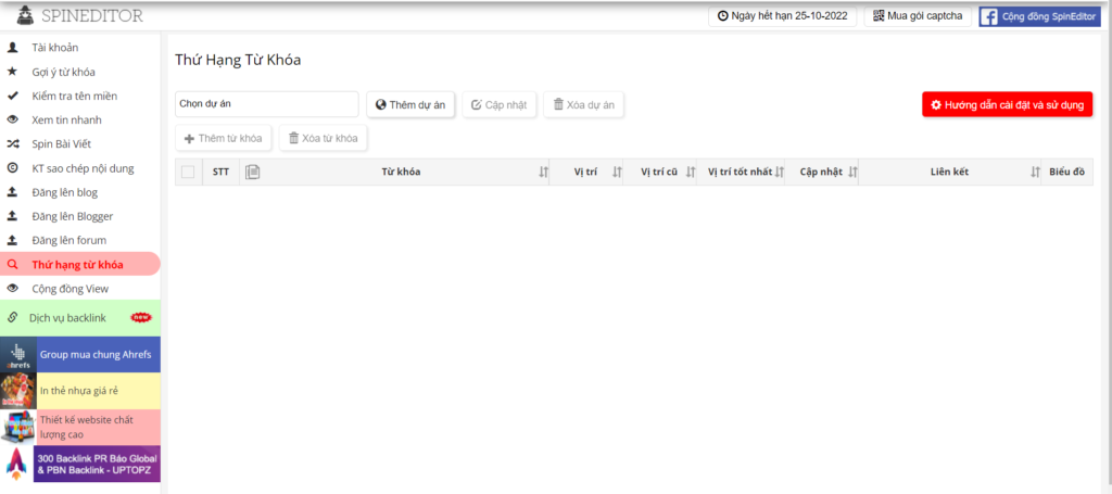 Công cụ Spineditor