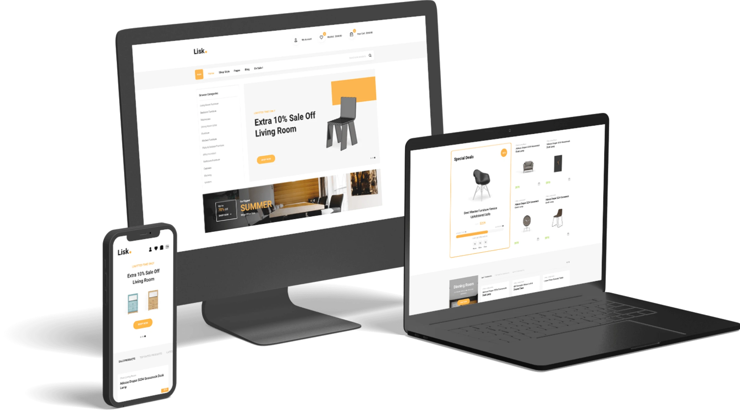 THIẾT KẾ WEBSITE NỘI THẤT