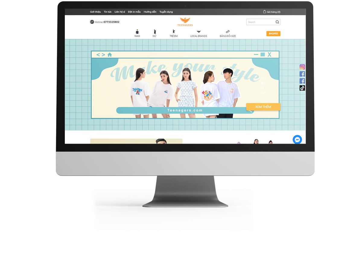 Thiết kế website thời trang