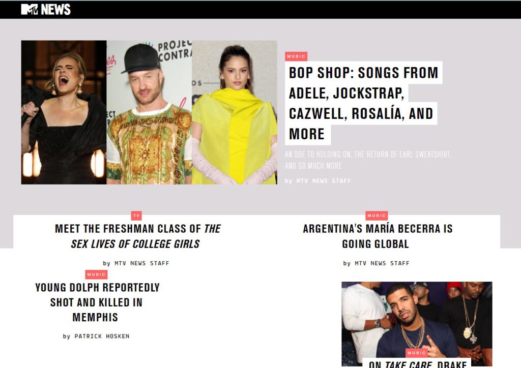 Website MCV News sử dụng WordPress