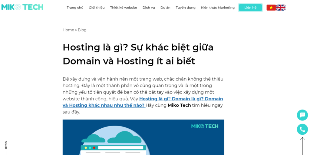 Mẫu font chữ sử dụng trên website Miko Tech