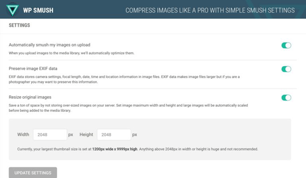 Smush Image Compression and Optimization