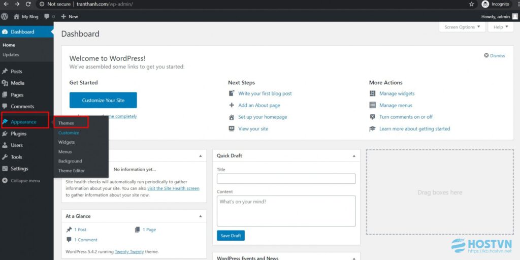 Tùy chỉnh font bằng theme có sẵn trên WordPress