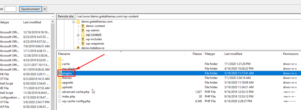 Cài đặt Plugin bằng FTP