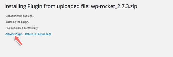 Nhấn Active để kích hoạt Plugin