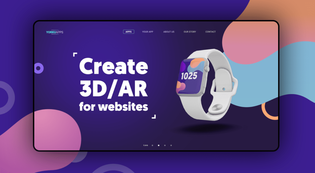 Thiết kế website nội dung 3D tương tác giúp thu hút người dùng