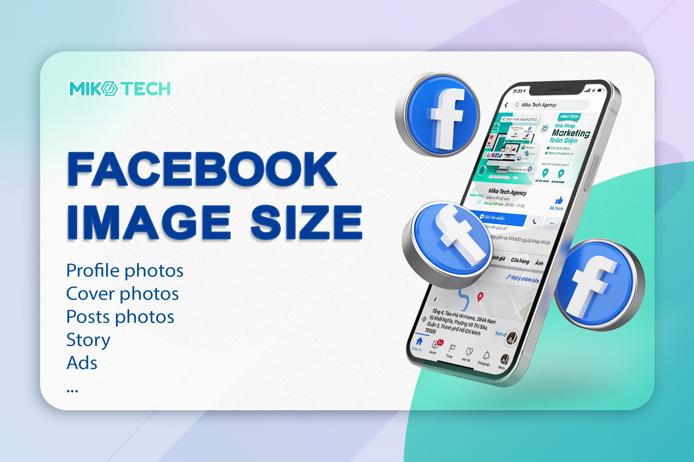 Kích thước ảnh Facebook 2023 | Chuẩn tất cả loại ảnh từ A-Z