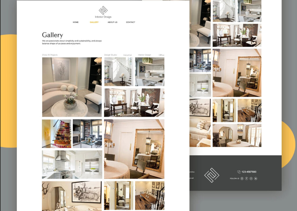 Bố cục dạng Gallery