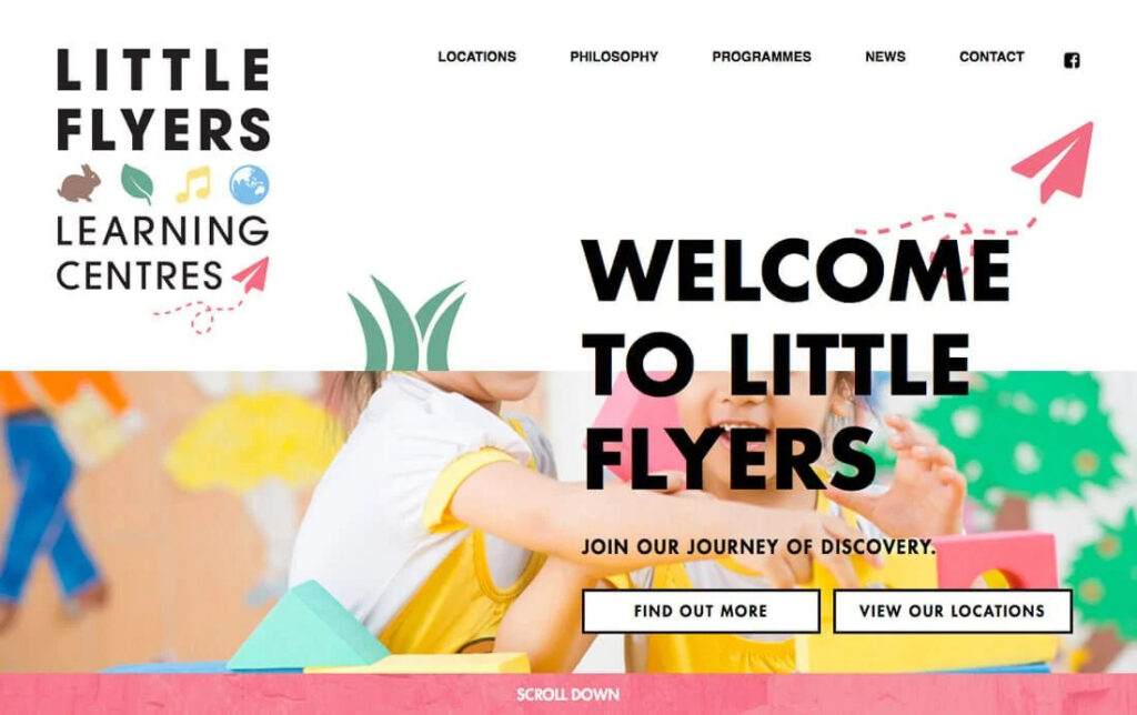 Sắp xếp bố cục website theo cách tương phản