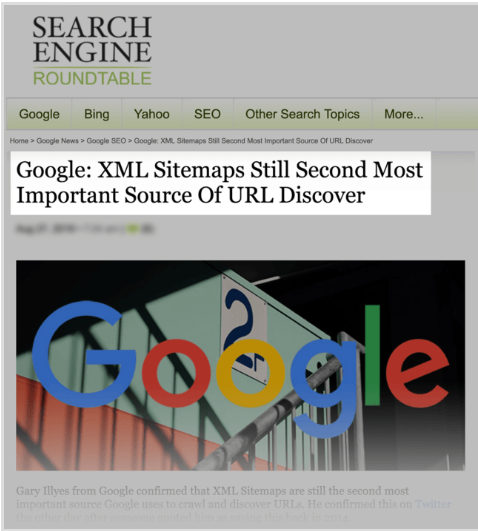 Google: Sitemaps XML là người quan trọng thứ hai