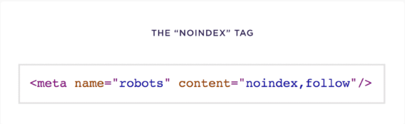Thẻ noindex
