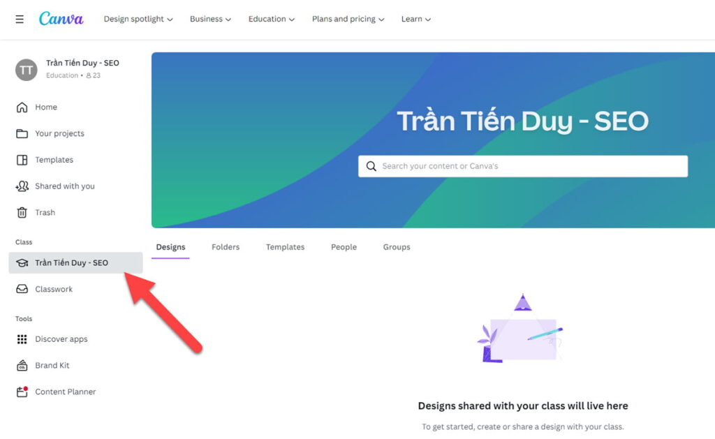 Kiểm tra xác nhận canva pro