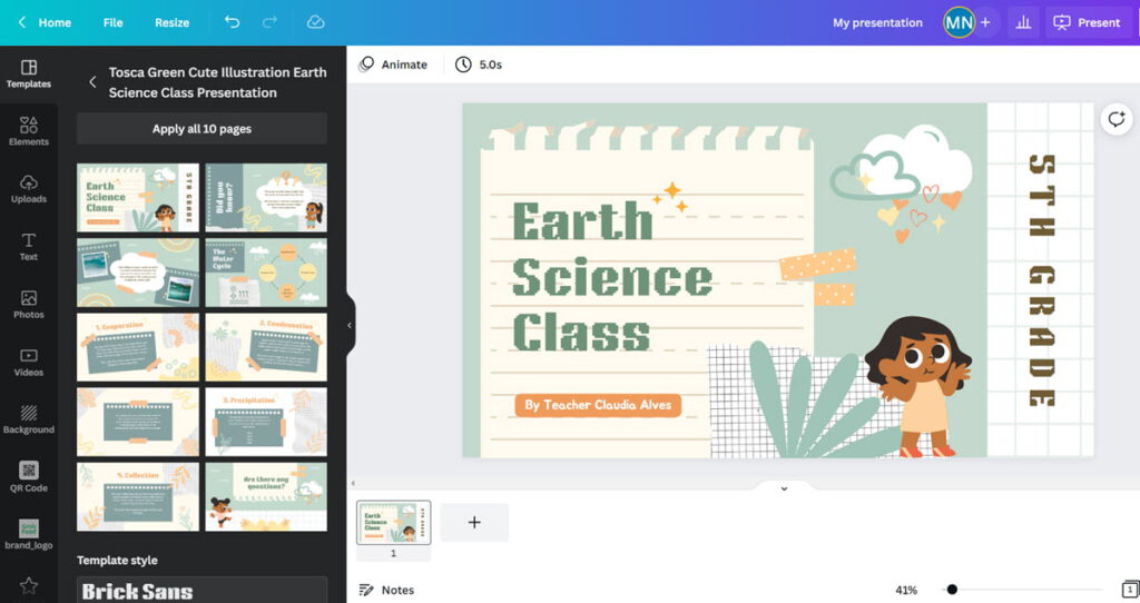 Template slide thuyết trình đa dạng
