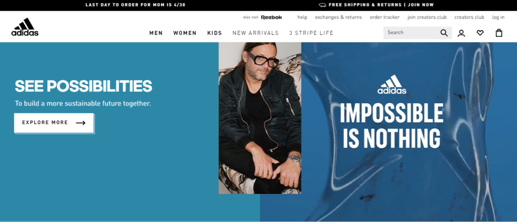 ADIDAS ứng dụng mô hình AIDA.