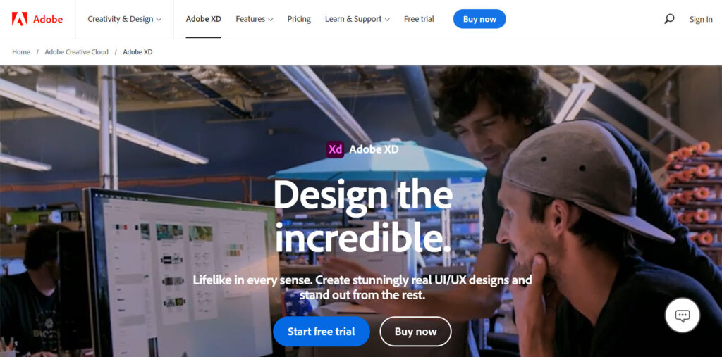 Phần mềm thiết kế UX/UI phổ biến Adobe XD