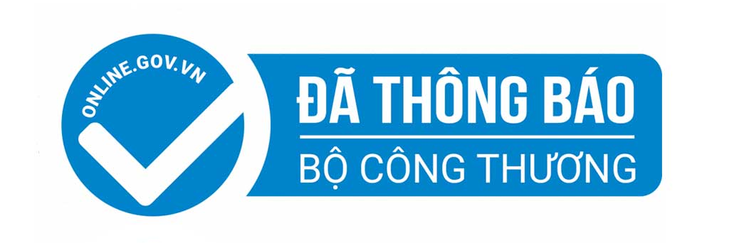 Logo "Đã thông báo với Bộ Công Thương"