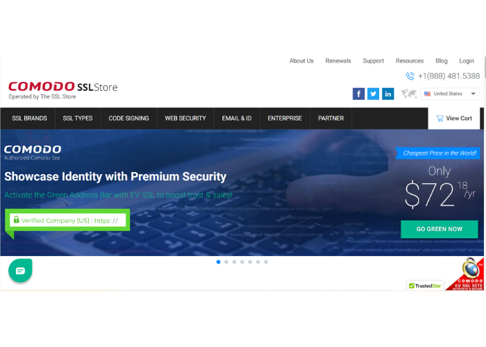 Nhà cung cấp chứng chỉ SSL ComodoSSLStore