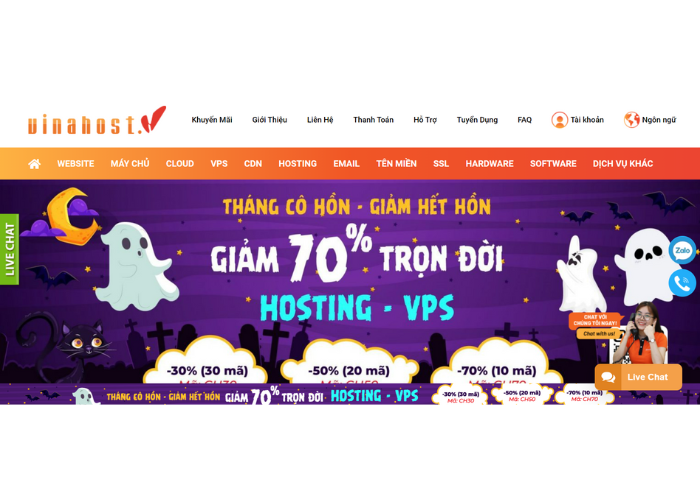 Nhà cung cấp chứng chỉ SSL Vinahost