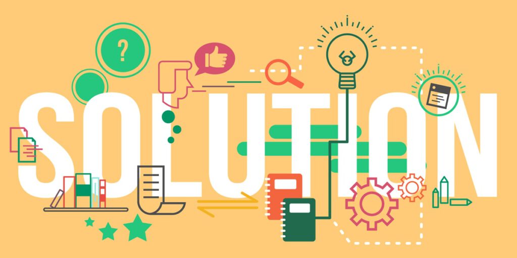 Solution là bước mang lại giải pháp "xoa dịu" nỗi đau khách hàng.