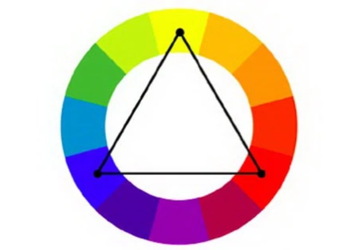 Cách phối màu bổ túc bộ ba