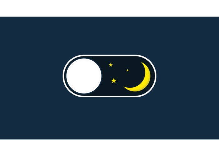 Chế độ tối giúp website trông vô cùng hiện đại