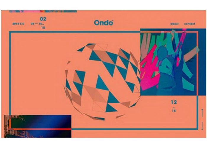 Giao diện website Ondo