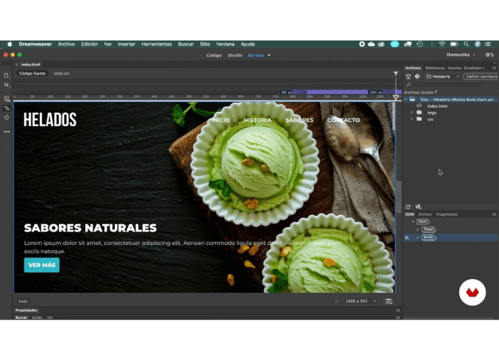 Nền tảng thiết kế website miễn phí - Adobe Dreamweaver