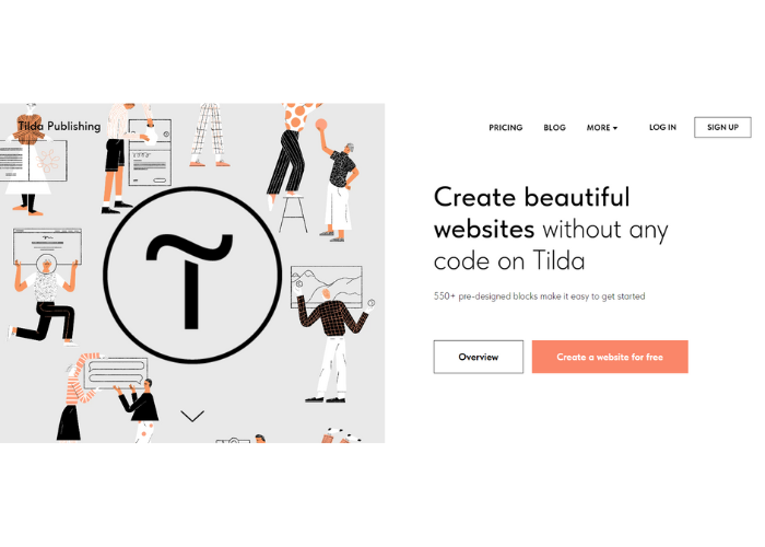 Nền tảng thiết kế website miễn phí - Tilda