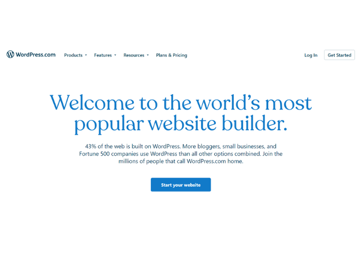 Nền tảng thiết kế website miễn phí - WordPress