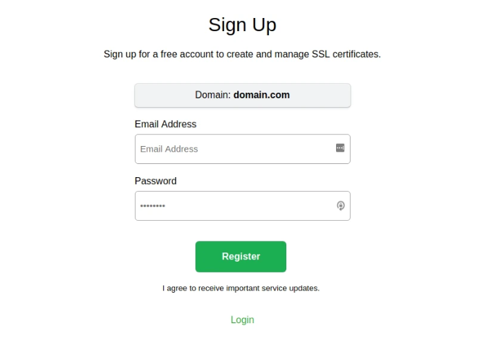 Điền thông tin cá nhân để tạo tài khoản