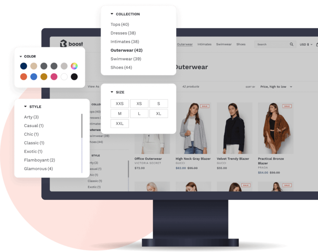 Bộ lọc sản phẩm