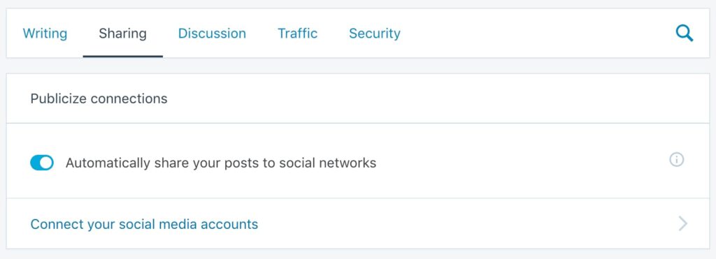 Các nhóm chức năng của Jetpack